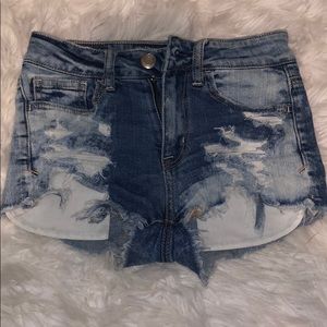 American Eagle Hi-Rise Shortie Shorts